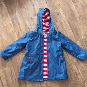 Hatley Blue and Red Raincoat size 6